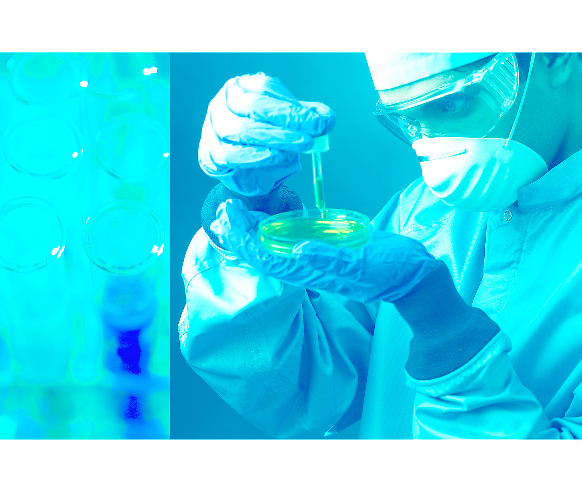 Forensics Scientist with Eyedropper image